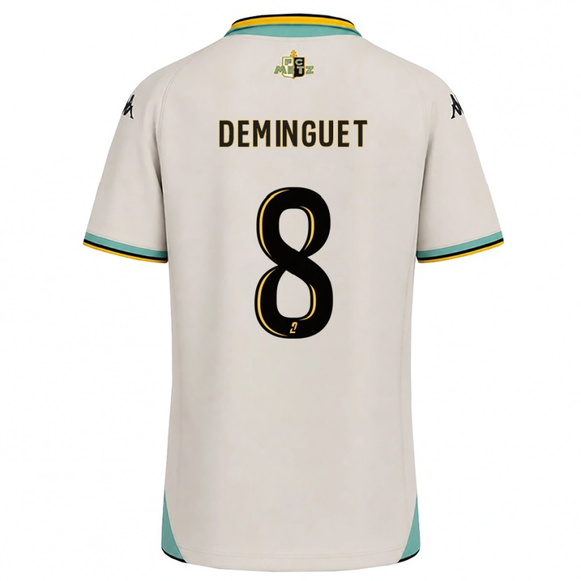 Danxen Män Jessy Deminguet #8 Blommande Vit Svart Bortatröja Matchtröjor 2026/27 Tröjor T-Tröja