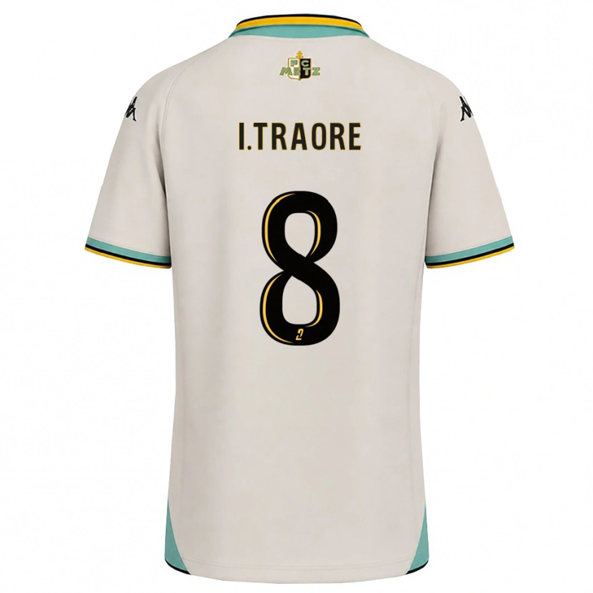 Danxen Män Ismaël Traoré #8 Blommande Vit Svart Bortatröja Matchtröjor 2026/27 Tröjor T-Tröja