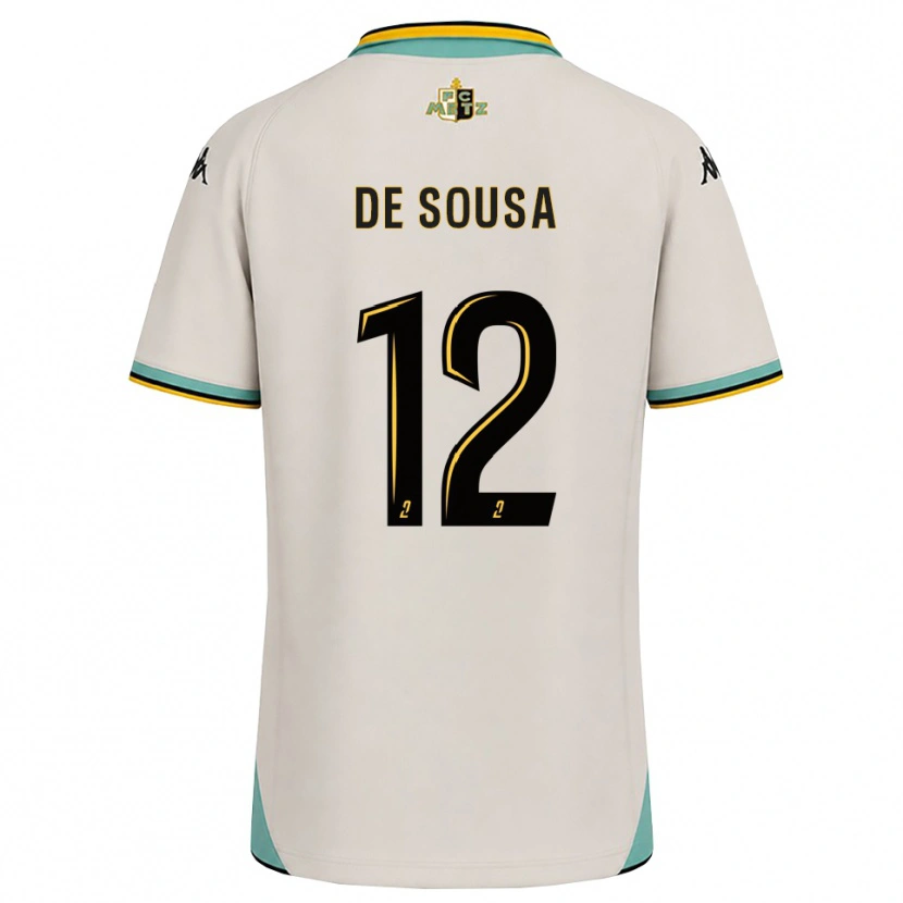 Danxen Män Jackson De Sousa #12 Blommande Vit Svart Bortatröja Matchtröjor 2026/27 Tröjor T-Tröja