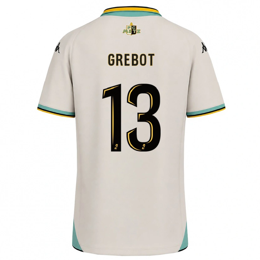 Danxen Män Leny Grebot #13 Blommande Vit Svart Bortatröja Matchtröjor 2026/27 Tröjor T-Tröja