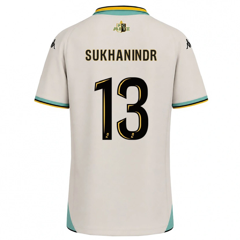 Danxen Män Suparith Sukhanindr #13 Blommande Vit Svart Bortatröja Matchtröjor 2026/27 Tröjor T-Tröja