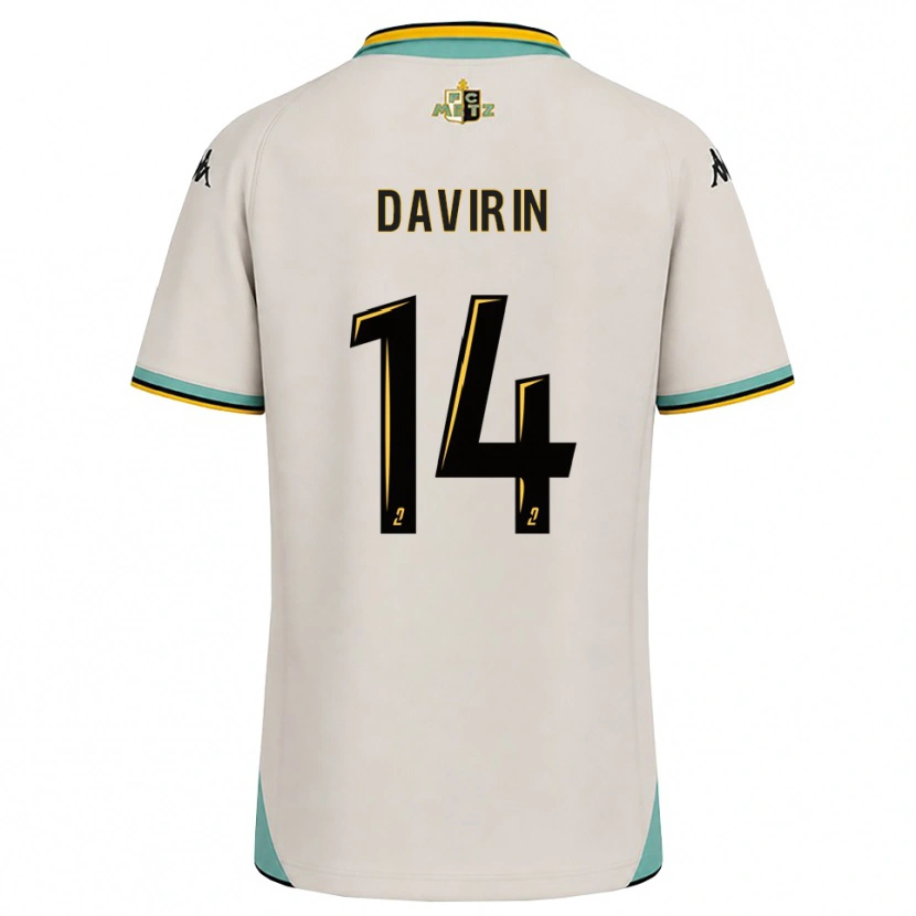 Danxen Män Pierre-Alexandre Davirin #14 Blommande Vit Svart Bortatröja Matchtröjor 2026/27 Tröjor T-Tröja