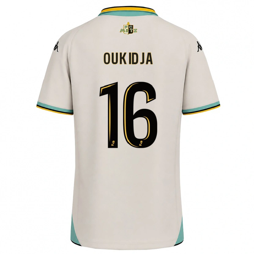 Danxen Män Alexandre Oukidja #16 Blommande Vit Svart Bortatröja Matchtröjor 2026/27 Tröjor T-Tröja