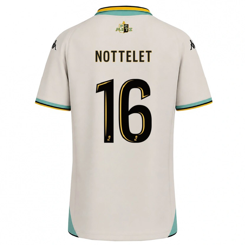 Danxen Män Gillian Nottelet #16 Blommande Vit Svart Bortatröja Matchtröjor 2026/27 Tröjor T-Tröja