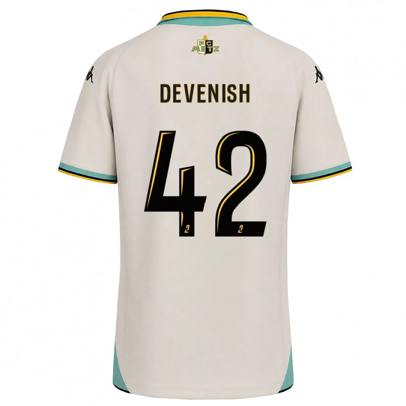 Danxen Män Cristian Devenish #42 Blommande Vit Svart Bortatröja Matchtröjor 2026/27 Tröjor T-Tröja