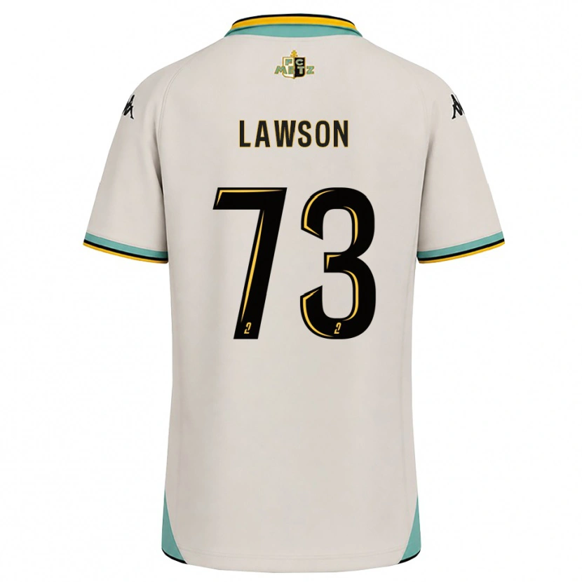 Danxen Män Yannis Lawson #73 Blommande Vit Svart Bortatröja Matchtröjor 2026/27 Tröjor T-Tröja