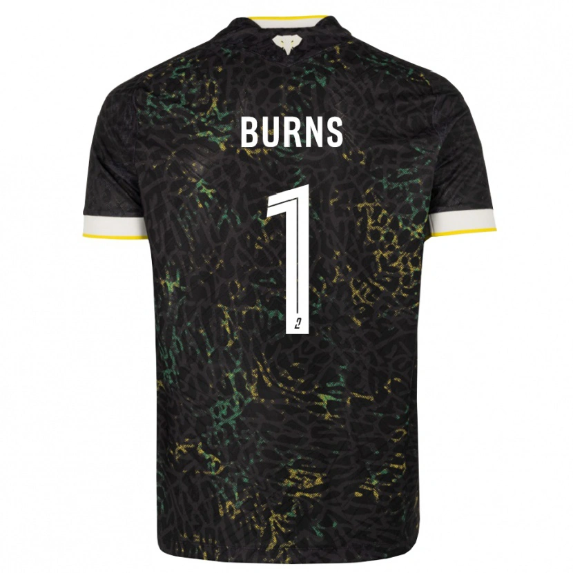 Danxen Män Emily Burns #1 Svart Vit Gul Bortatröja Matchtröjor 2026/27 Tröjor T-Tröja