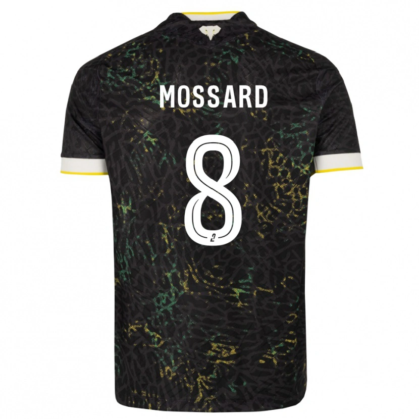 Danxen Män Juliette Mossard #8 Svart Vit Gul Bortatröja Matchtröjor 2026/27 Tröjor T-Tröja