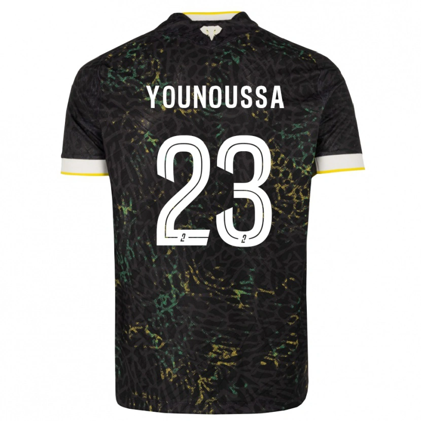 Danxen Män Wilitty Younoussa #23 Svart Vit Gul Bortatröja Matchtröjor 2026/27 Tröjor T-Tröja