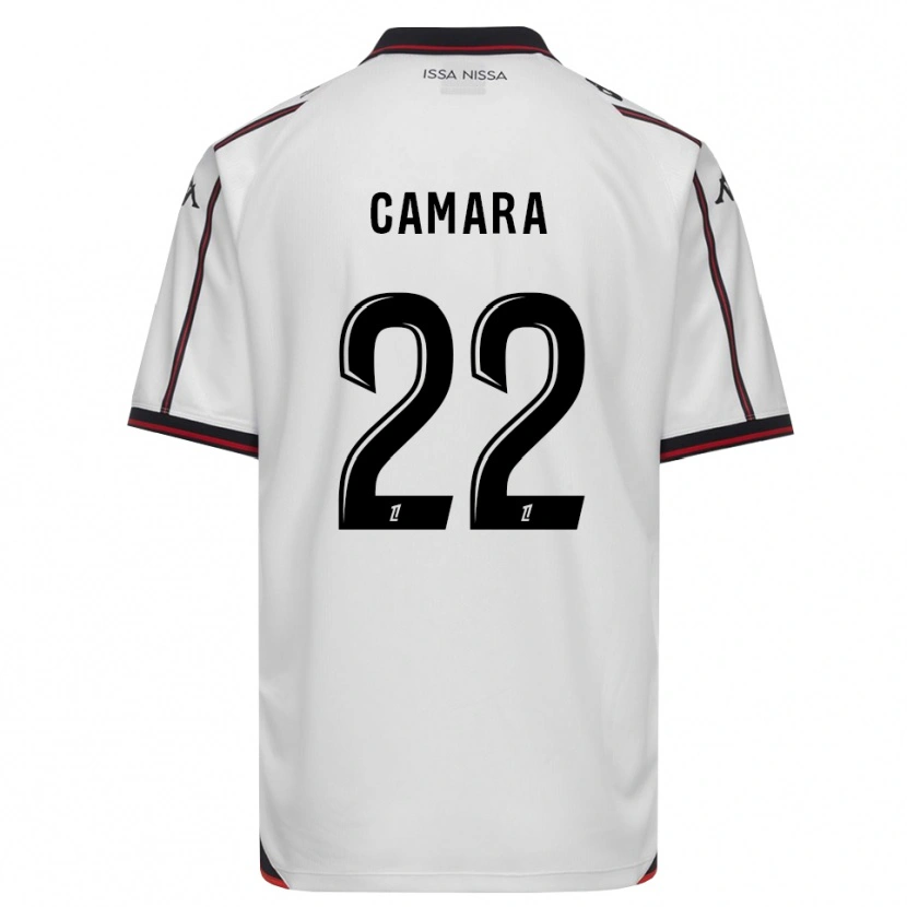 Danxen Män Issiaga Camara #22 Svart Vit Bortatröja Matchtröjor 2026/27 Tröjor T-Tröja
