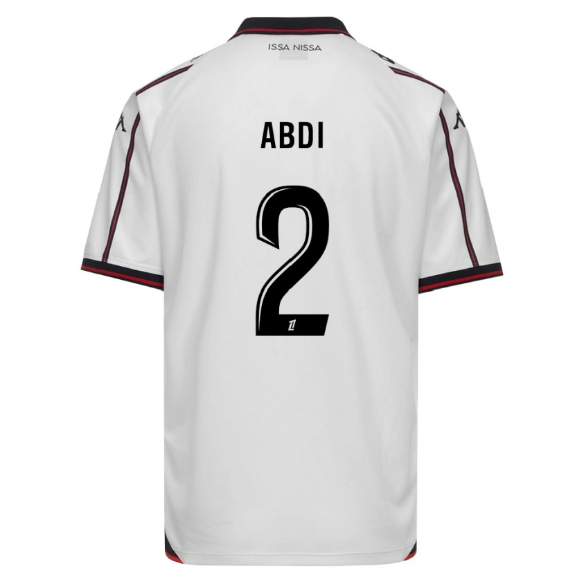Danxen Män Ali Abdi #2 Svart Vit Bortatröja Matchtröjor 2026/27 Tröjor T-Tröja