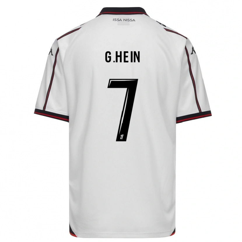 Danxen Män Gauthier Hein #7 Svart Vit Bortatröja Matchtröjor 2026/27 Tröjor T-Tröja