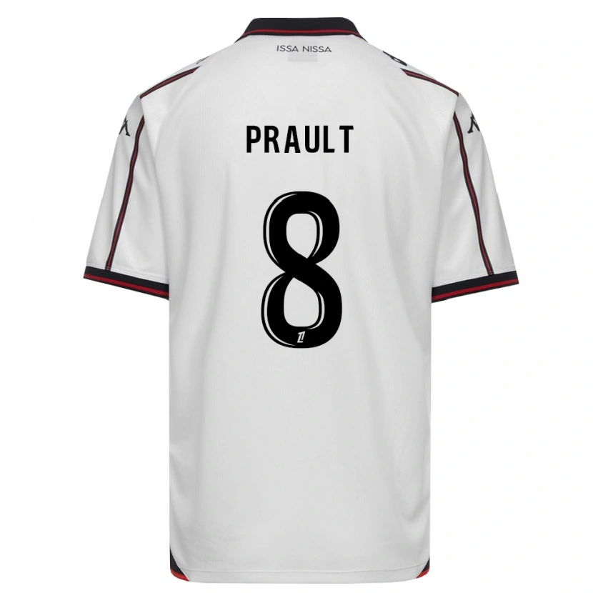 Danxen Män Jade Prault #8 Svart Vit Bortatröja Matchtröjor 2026/27 Tröjor T-Tröja