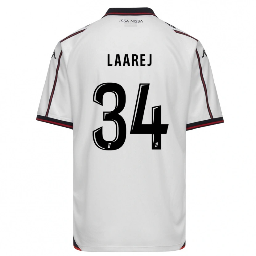 Danxen Män Nassim Laarej #34 Svart Vit Bortatröja Matchtröjor 2026/27 Tröjor T-Tröja