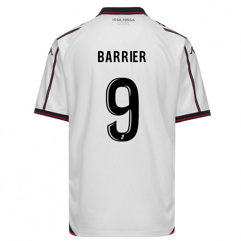 Danxen Män Inès Barrier #9 Svart Vit Bortatröja Matchtröjor 2026/27 Tröjor T-Tröja