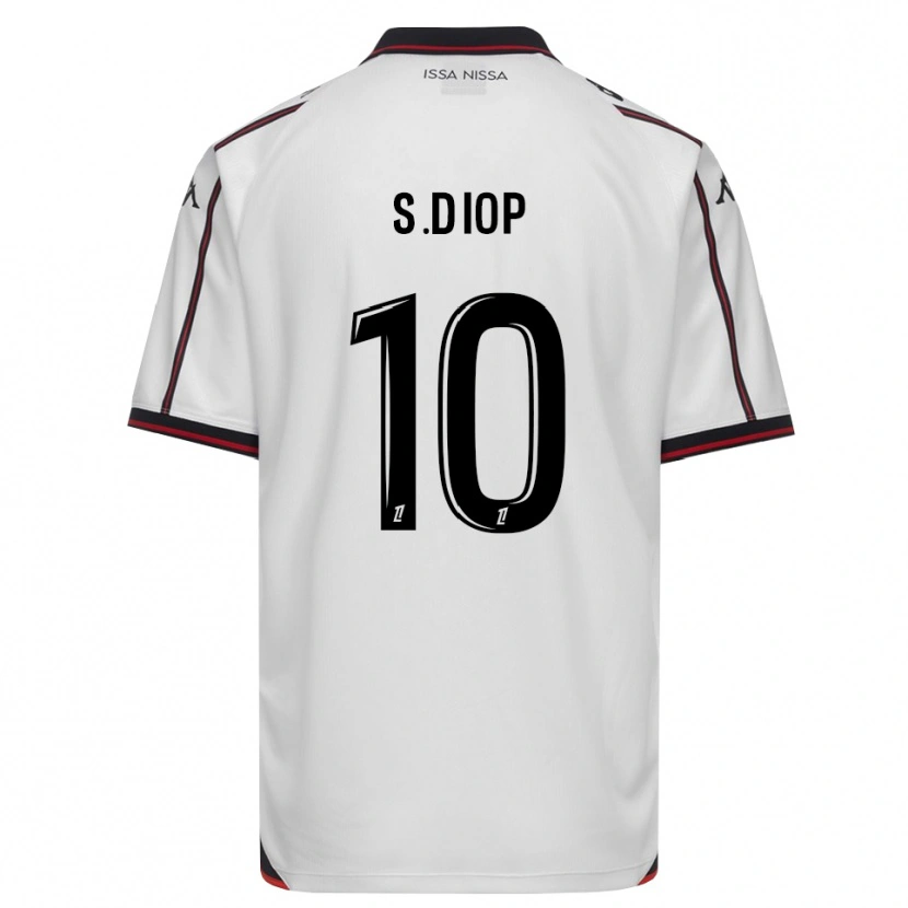 Danxen Män Sofiane Diop #10 Svart Vit Bortatröja Matchtröjor 2026/27 Tröjor T-Tröja