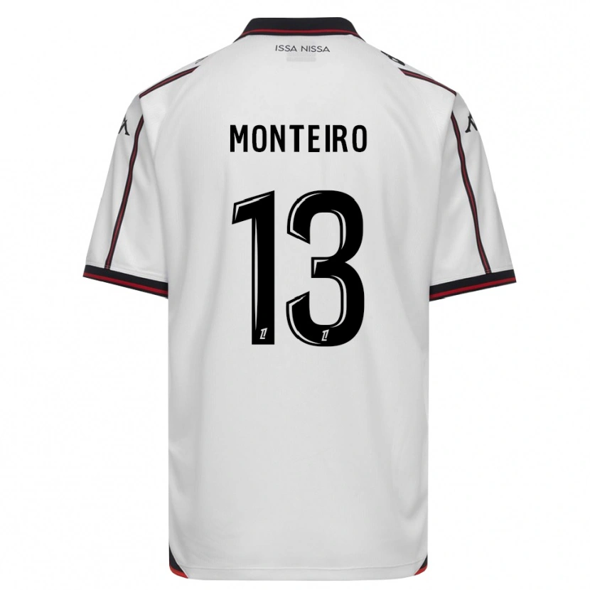 Danxen Män Laurenzo Monteiro #13 Svart Vit Bortatröja Matchtröjor 2026/27 Tröjor T-Tröja