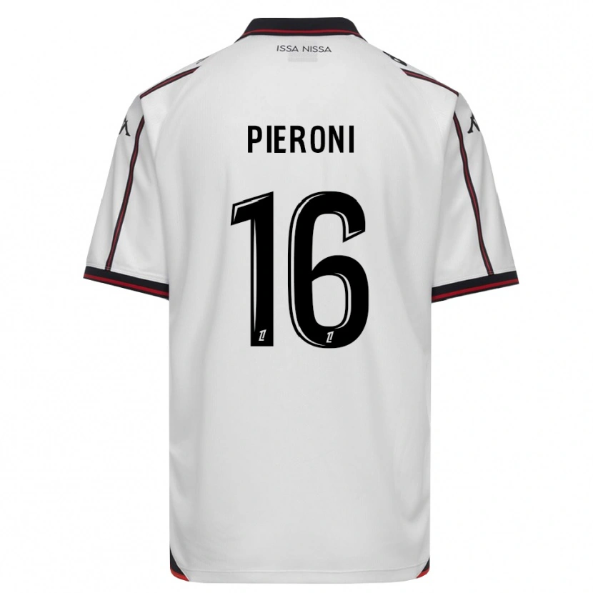 Danxen Män Dorian Pieroni #16 Svart Vit Bortatröja Matchtröjor 2026/27 Tröjor T-Tröja
