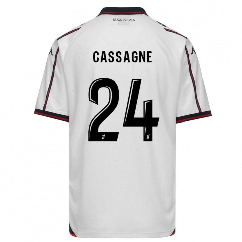 Danxen Män Léa Cassagne #24 Svart Vit Bortatröja Matchtröjor 2026/27 Tröjor T-Tröja