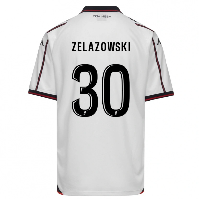 Danxen Män Bartosz Zelazowski #30 Svart Vit Bortatröja Matchtröjor 2026/27 Tröjor T-Tröja