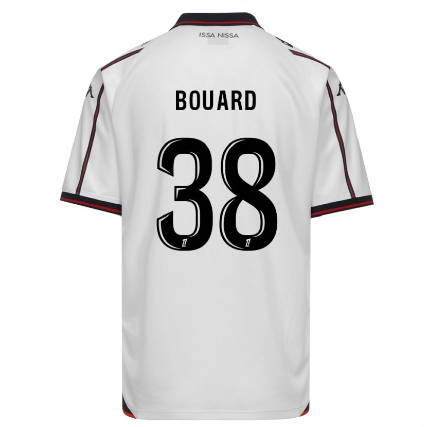 Danxen Män Enguerrand Bouard #38 Svart Vit Bortatröja Matchtröjor 2026/27 Tröjor T-Tröja
