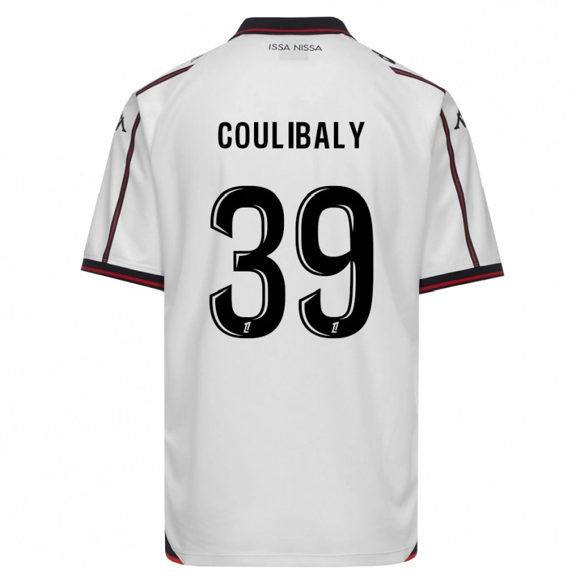 Danxen Män Djibril Coulibaly #39 Svart Vit Bortatröja Matchtröjor 2026/27 Tröjor T-Tröja