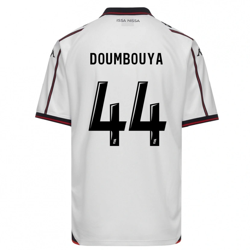 Danxen Män Amidou Doumbouya #44 Svart Vit Bortatröja Matchtröjor 2026/27 Tröjor T-Tröja
