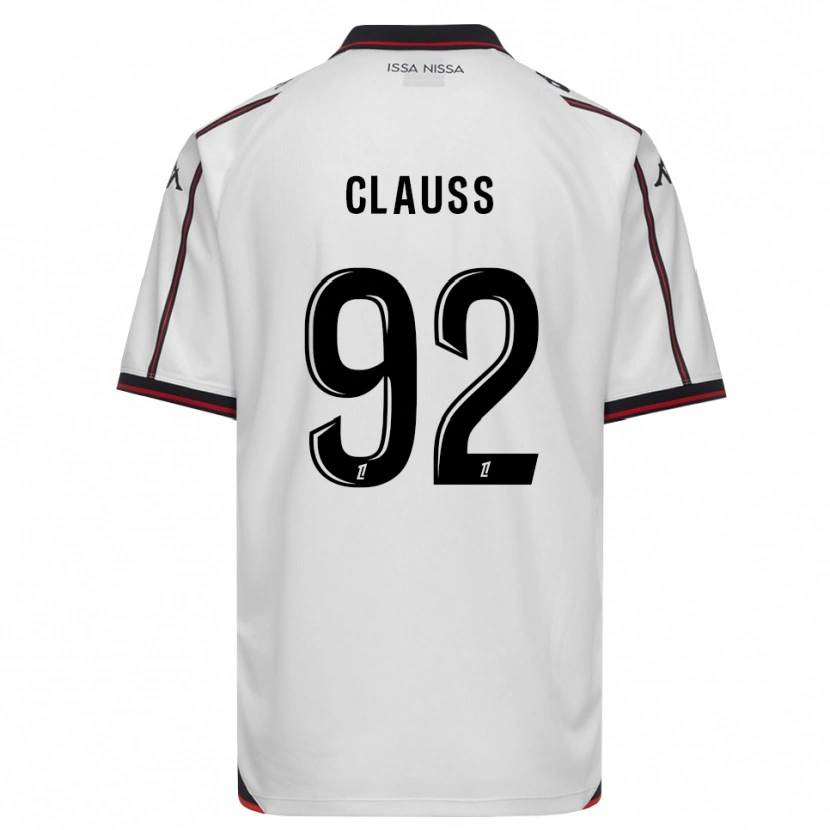 Danxen Män Jonathan Clauss #92 Svart Vit Bortatröja Matchtröjor 2026/27 Tröjor T-Tröja