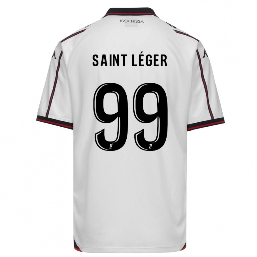 Danxen Män Maureen Saint Léger #99 Svart Vit Bortatröja Matchtröjor 2026/27 Tröjor T-Tröja