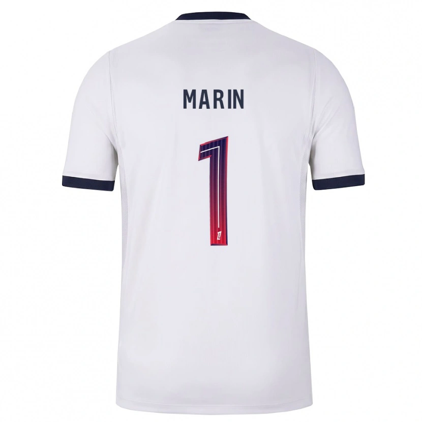 Danxen Män Renato Marin #1 Vit Svart Röd Bortatröja Matchtröjor 2026/27 Tröjor T-Tröja