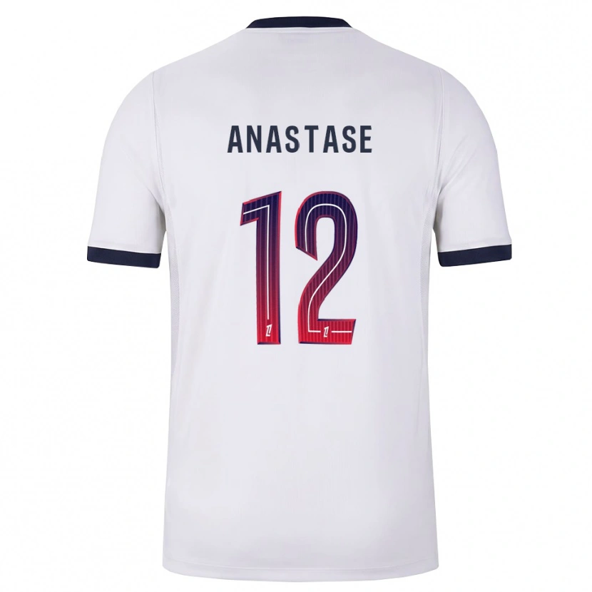 Danxen Män Kenji Anastase #12 Vit Svart Röd Bortatröja Matchtröjor 2026/27 Tröjor T-Tröja