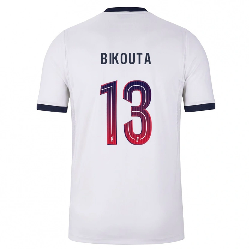 Danxen Män Dan-Patrice Bikouta #13 Vit Svart Röd Bortatröja Matchtröjor 2026/27 Tröjor T-Tröja