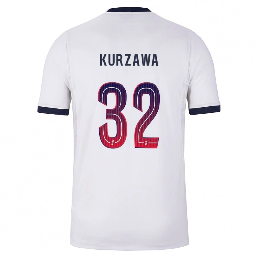 Danxen Män Layvin Kurzawa #32 Vit Svart Röd Bortatröja Matchtröjor 2026/27 Tröjor T-Tröja