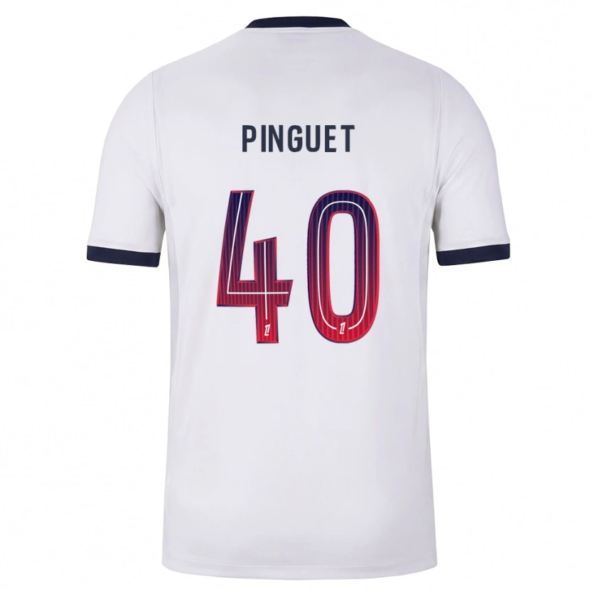 Danxen Män Alice Pinguet #40 Vit Svart Röd Bortatröja Matchtröjor 2026/27 Tröjor T-Tröja