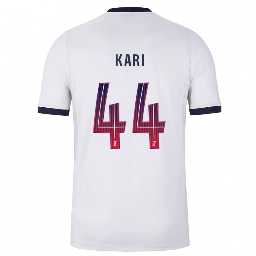 Danxen Män Ayman Kari #44 Vit Svart Röd Bortatröja Matchtröjor 2026/27 Tröjor T-Tröja