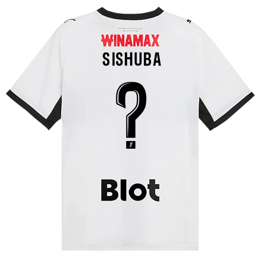Danxen Män Ayanda Sishuba #0 Svart Vit Röd Bortatröja Matchtröjor 2026/27 Tröjor T-Tröja