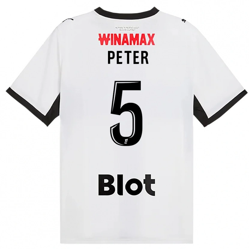 Danxen Män Joseph Peter #5 Svart Vit Röd Bortatröja Matchtröjor 2026/27 Tröjor T-Tröja