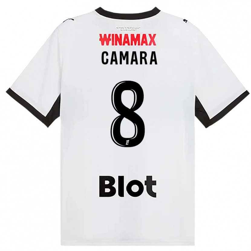 Danxen Män Yaya Camara #8 Svart Vit Röd Bortatröja Matchtröjor 2026/27 Tröjor T-Tröja