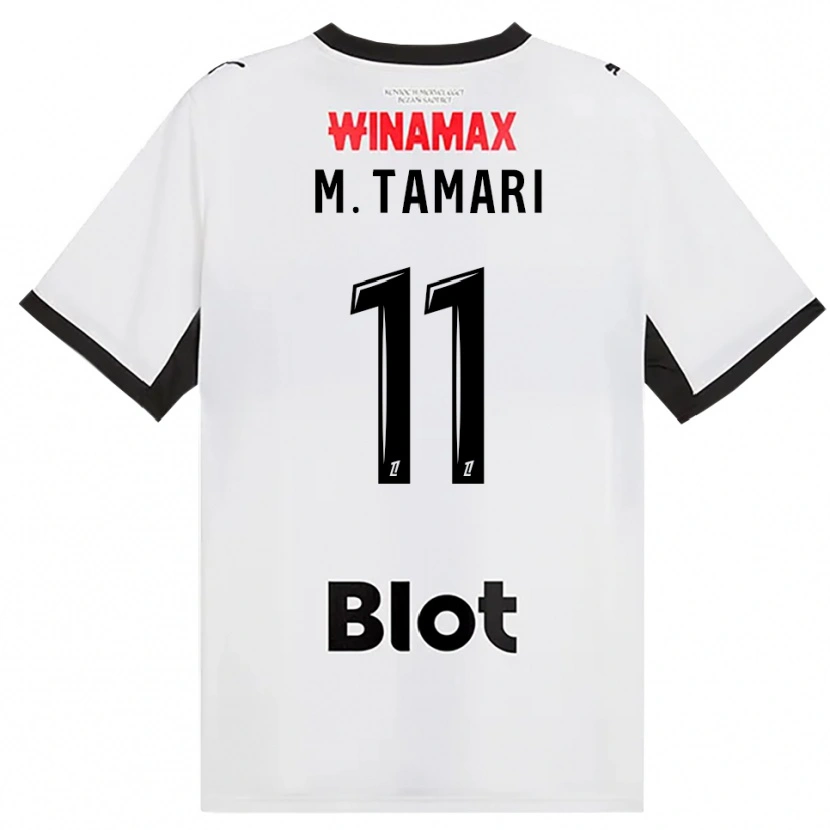 Danxen Män Mousa Al-Tamari #11 Svart Vit Röd Bortatröja Matchtröjor 2026/27 Tröjor T-Tröja