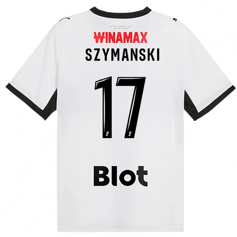 Danxen Män Sebastian Szymanski #17 Svart Vit Röd Bortatröja Matchtröjor 2026/27 Tröjor T-Tröja
