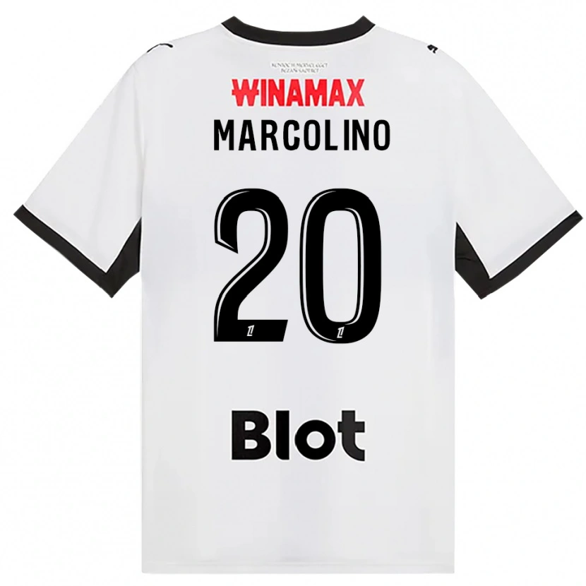 Danxen Män Henrick Do Marcolino #20 Svart Vit Röd Bortatröja Matchtröjor 2026/27 Tröjor T-Tröja