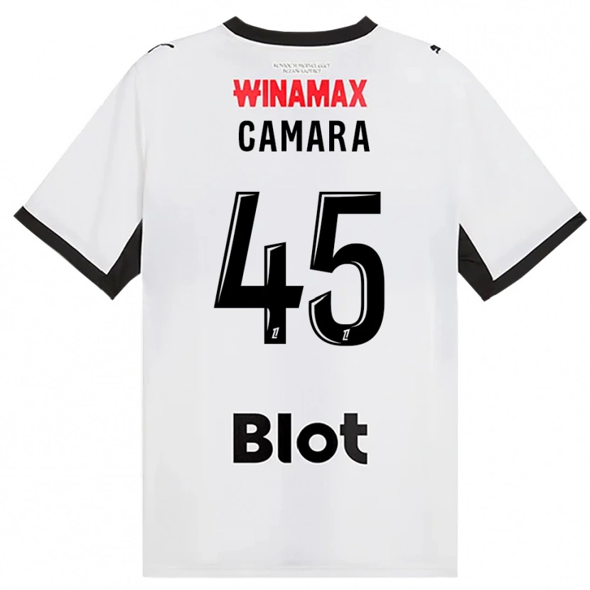 Danxen Män Mahdi Camara #45 Svart Vit Röd Bortatröja Matchtröjor 2026/27 Tröjor T-Tröja
