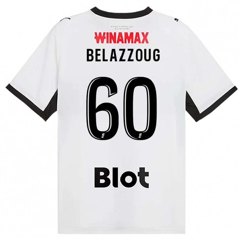 Danxen Män Kilian Belazzoug #60 Svart Vit Röd Bortatröja Matchtröjor 2026/27 Tröjor T-Tröja