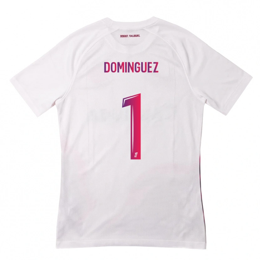 Danxen Män Álex Domínguez #1 Vit Rosa Lila Bortatröja Matchtröjor 2026/27 Tröjor T-Tröja