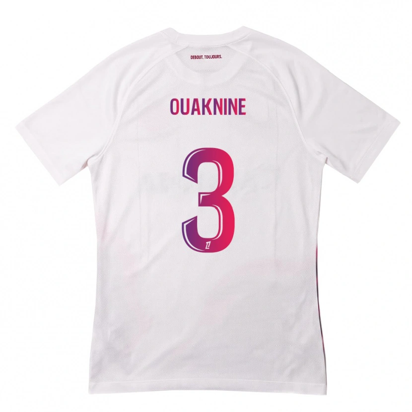 Danxen Män Jules Ouaknine #3 Vit Rosa Lila Bortatröja Matchtröjor 2026/27 Tröjor T-Tröja