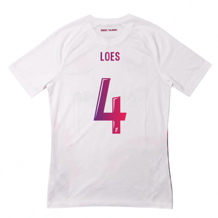 Danxen Män Wayan Loes #4 Vit Rosa Lila Bortatröja Matchtröjor 2026/27 Tröjor T-Tröja