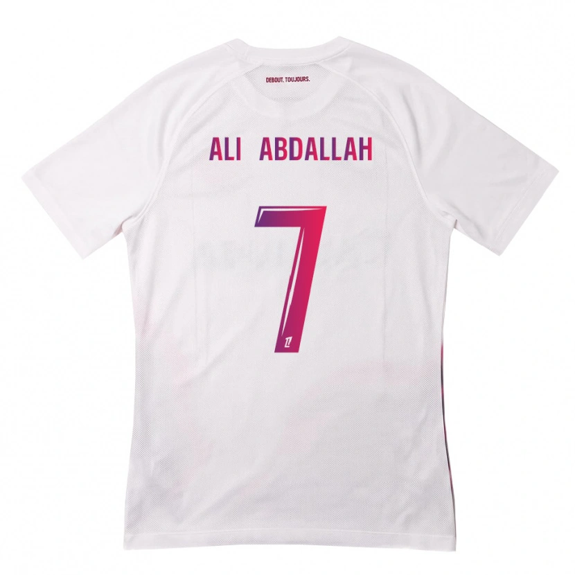 Danxen Män Nivine Ali Abdallah #7 Vit Rosa Lila Bortatröja Matchtröjor 2026/27 Tröjor T-Tröja
