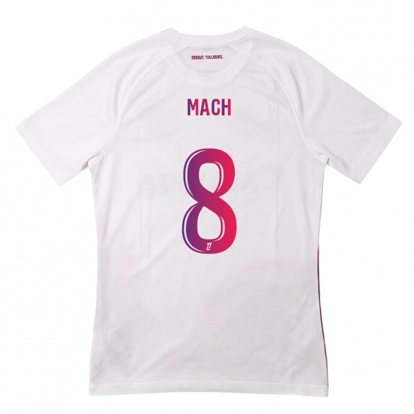 Danxen Män Mattéo Mach #8 Vit Rosa Lila Bortatröja Matchtröjor 2026/27 Tröjor T-Tröja