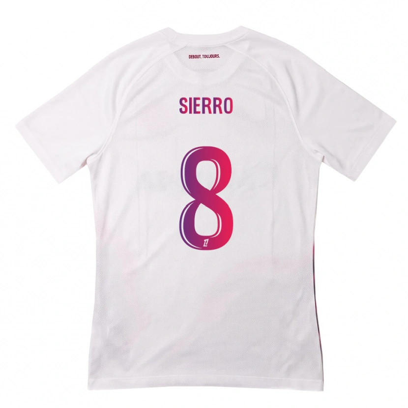 Danxen Män Vincent Sierro #8 Vit Rosa Lila Bortatröja Matchtröjor 2026/27 Tröjor T-Tröja