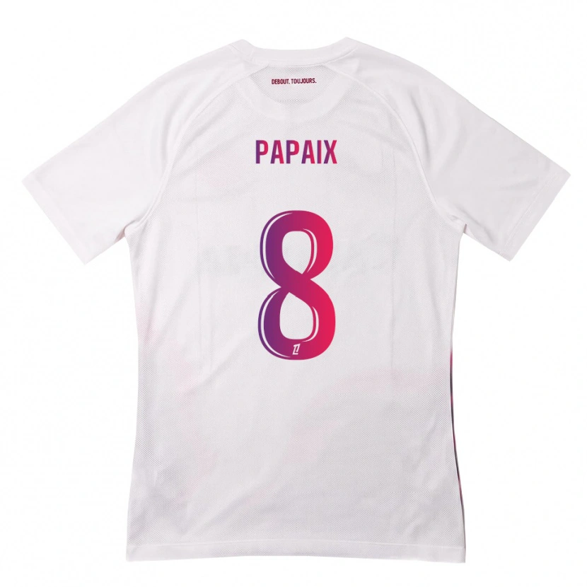 Danxen Män Pauline Papaix #8 Vit Rosa Lila Bortatröja Matchtröjor 2026/27 Tröjor T-Tröja
